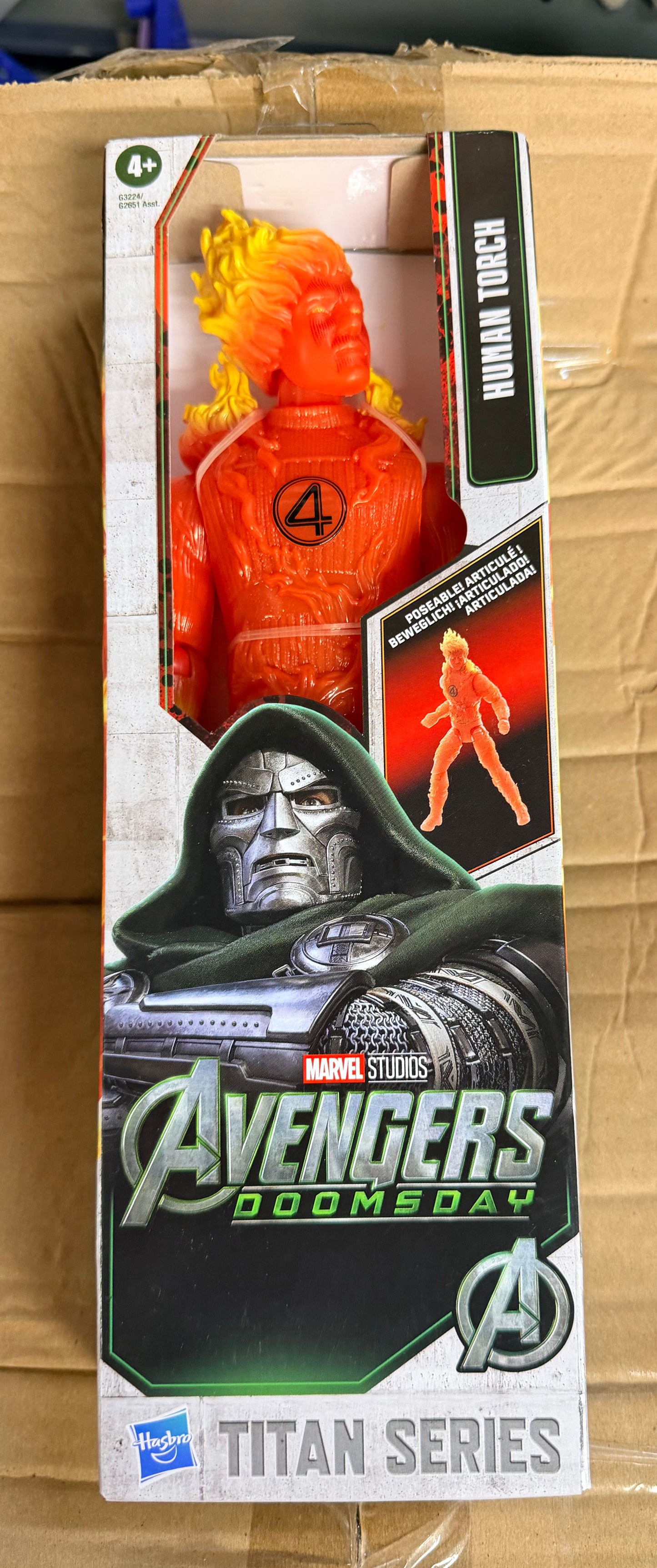AVENGERS Marvel Studios Doomsday Titan Series Human Torch