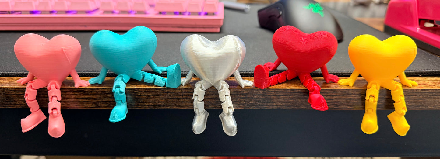 5-Pack Heart Buddies (Assorted Colors)