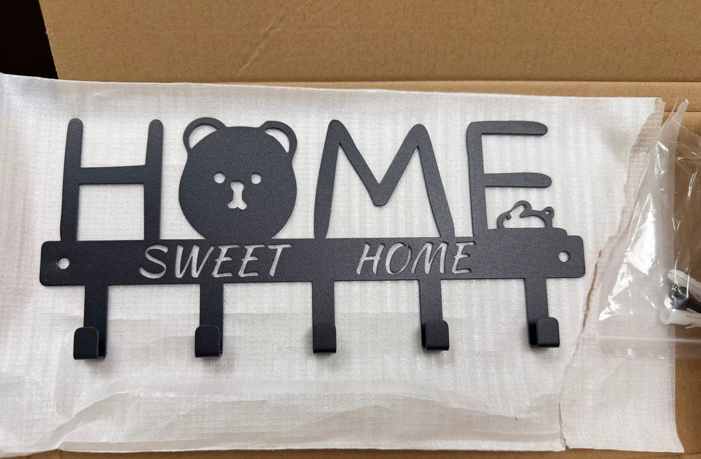 Home Sweet Home Metal Key Holder