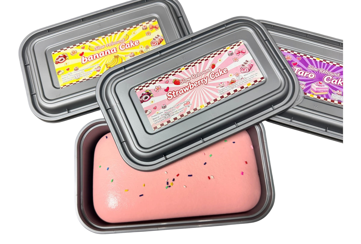 Large Box Cake Squishie (Assorted Colors)