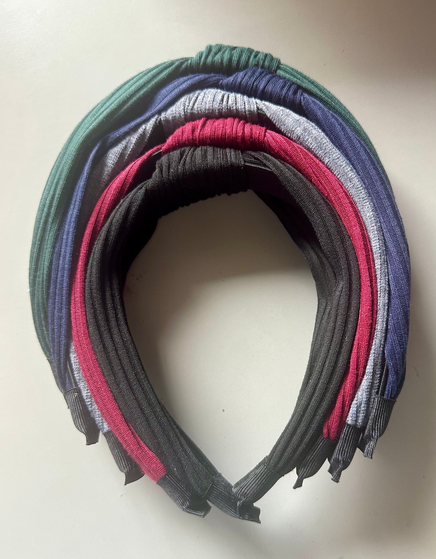 Fishinsea 10 Pack Knotted Wide Headbands for Women Cute Fashion Head Wrap in Solid Color Non-slip Hair Accessories for Daily Festival Presents
