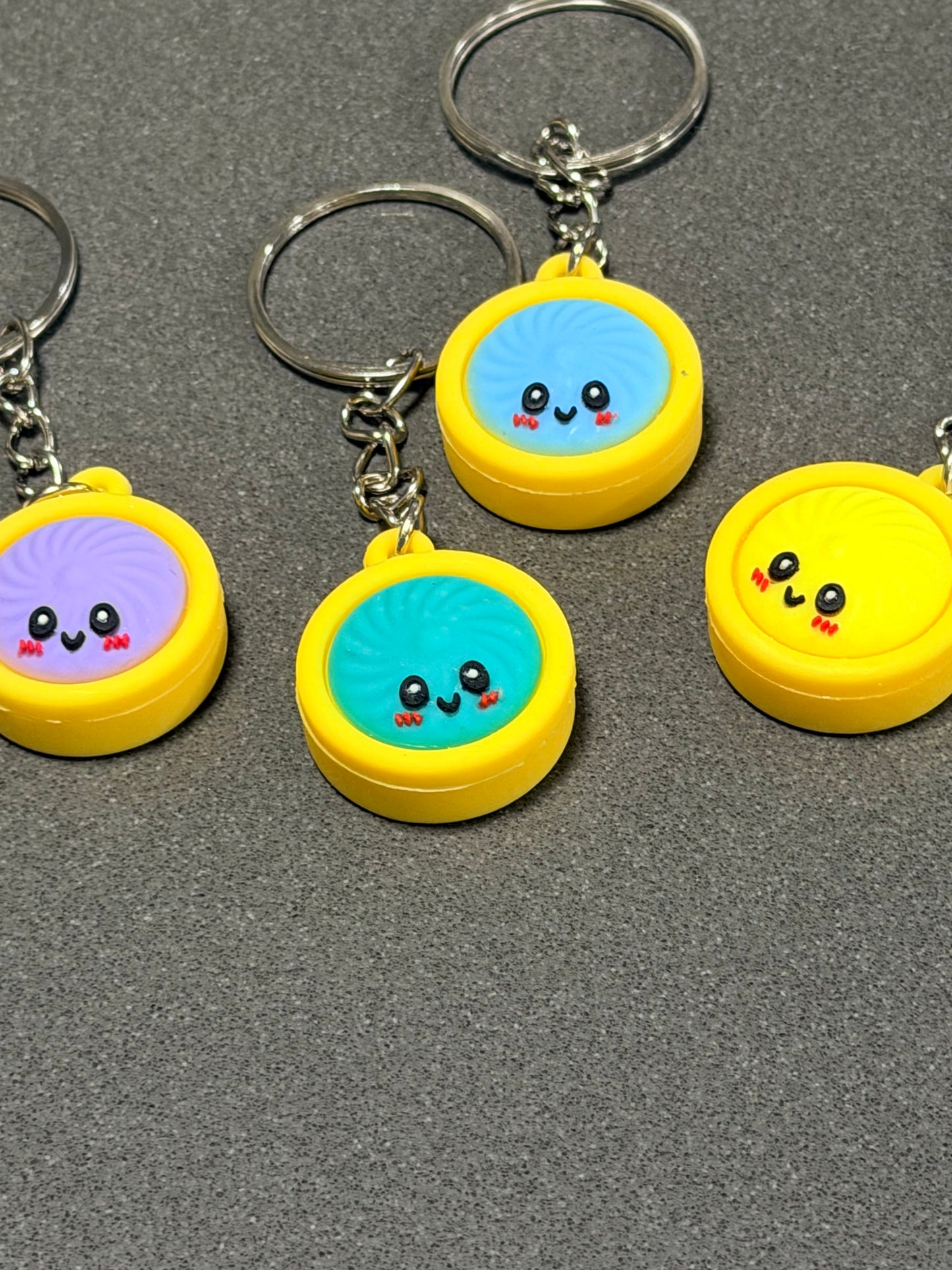 4-Pack Dumpling Keychains
