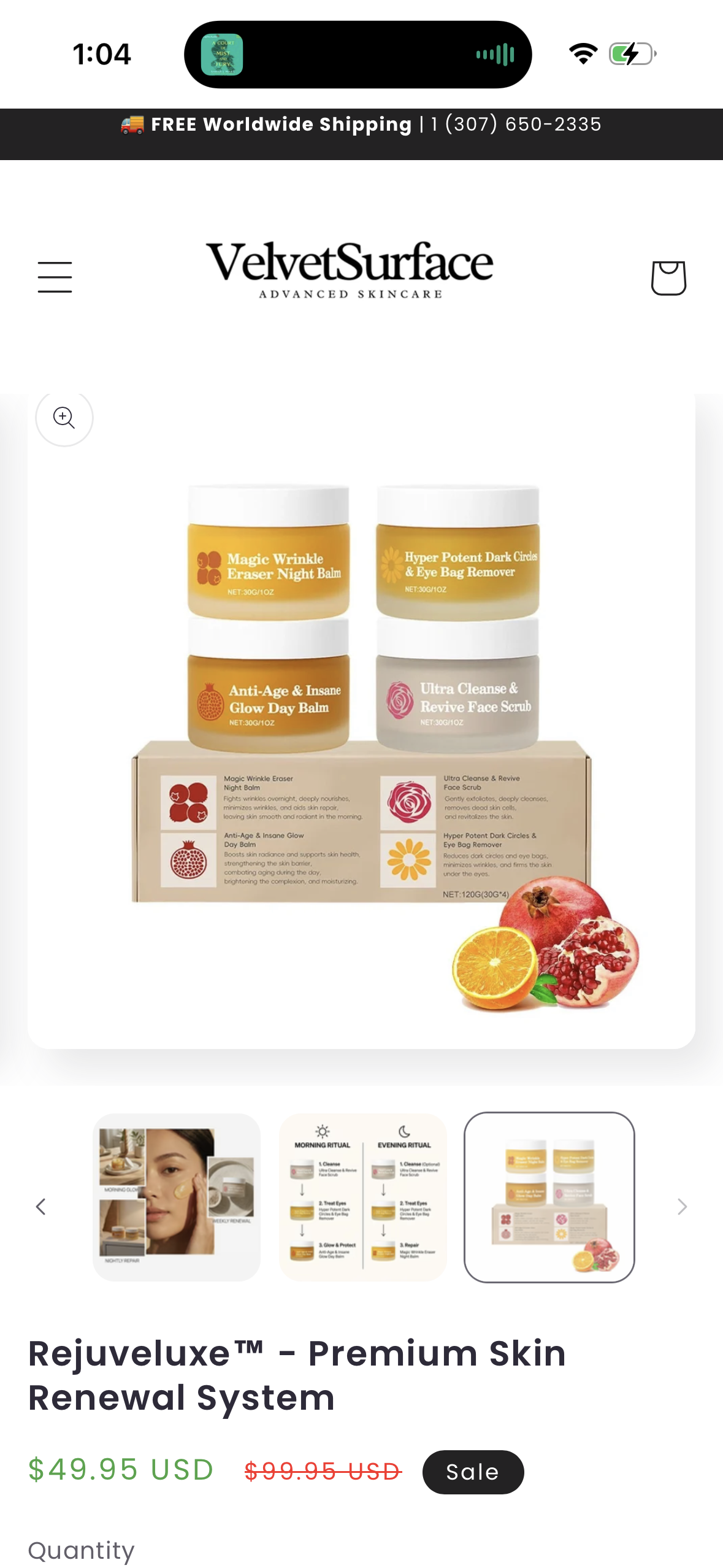 Rejuveluxe - Premium Skin Renewal System - Velvet Surface