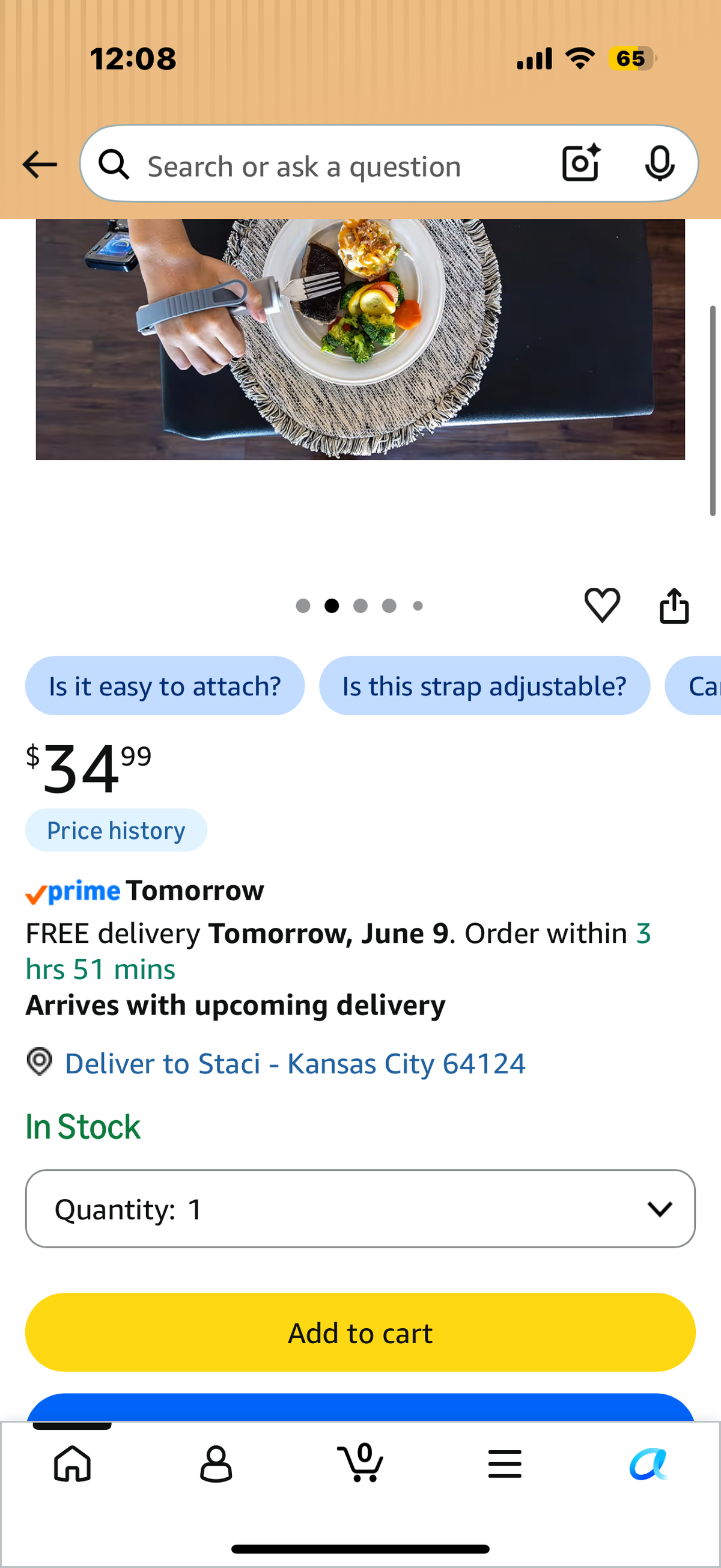 Octo-Grip Assist Hand Strap – Magnetic, Washable, with Interchangeable Inserts & Thumb Guard | Adaptive Grip Aid for Disabled and Limited Mobility Users