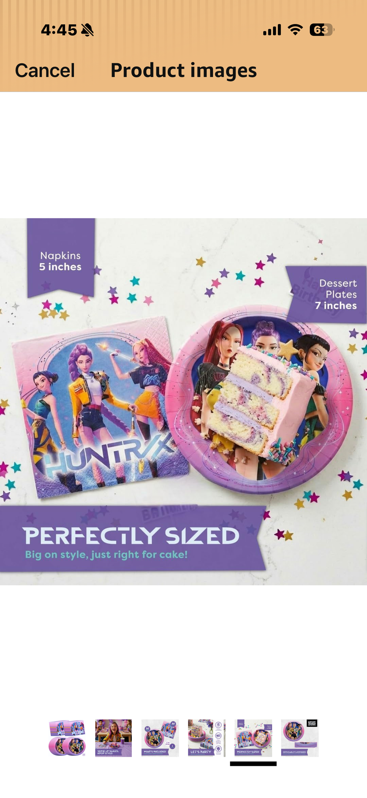 KPop Plates and Napkins - 10 Pack | Dessert-Sized | KPop Demon Hunters Birthday Decorations | K Pop Demon Hunters Party Decorations | Officially Licensed