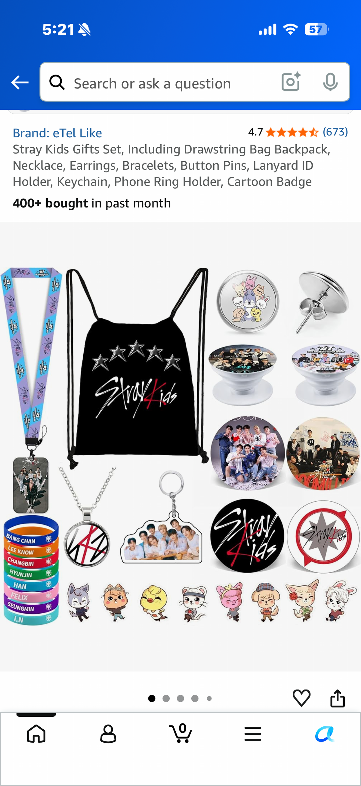 Stray Kids Gifts Set, Including Drawstring Bag Backpack