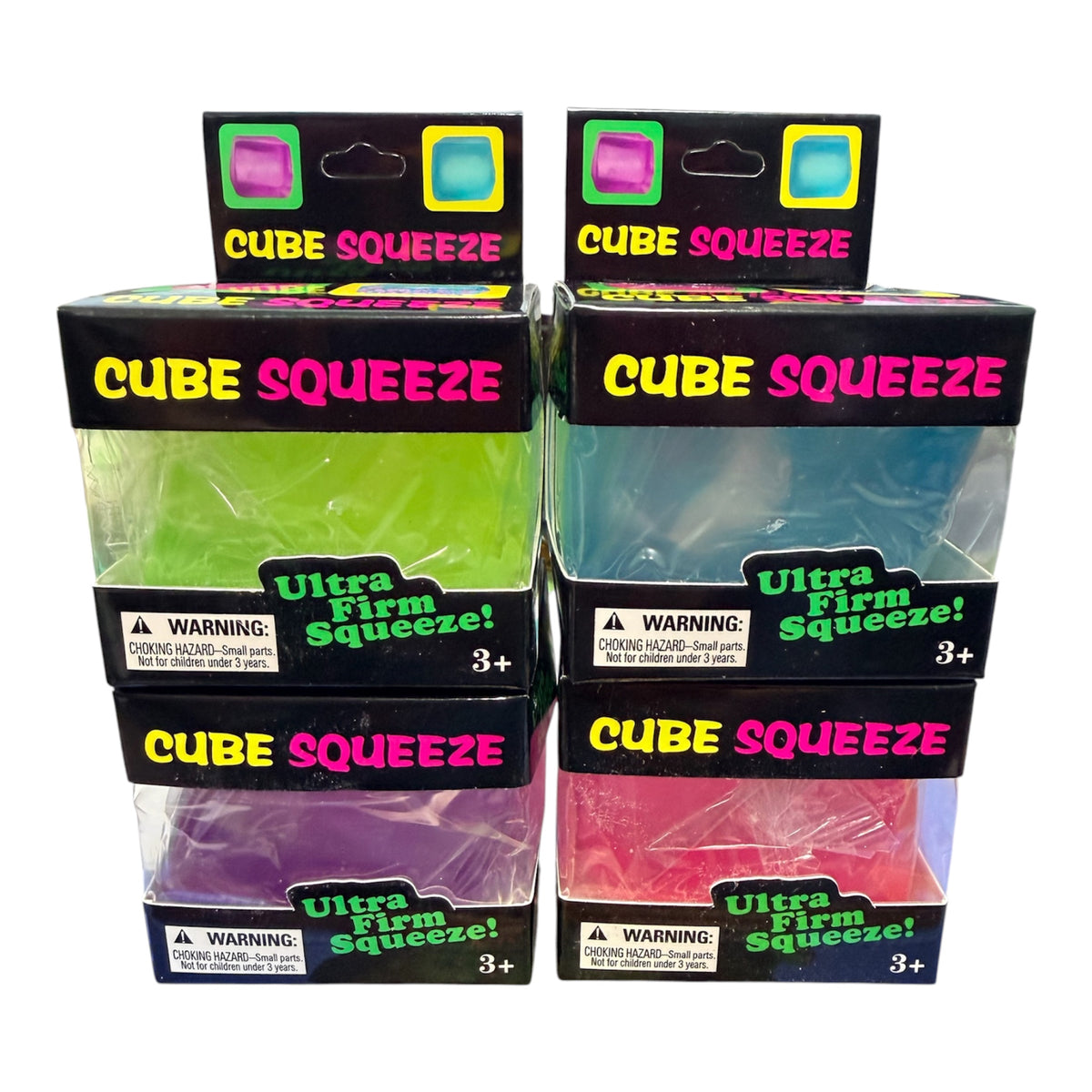 Extra Firm Cube Squishy - Ice Cube (Assorted Colors)