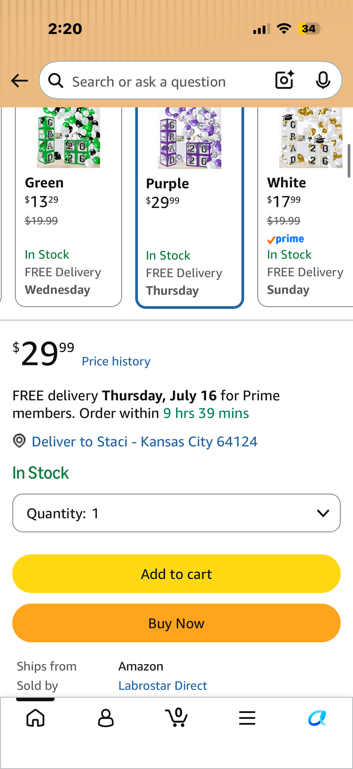 Graduation Decorations 2026 Graduation Party Decorations Set of 4 Boxes with 129pcs Balloons Arch Garland Kit Party Supplies for Any Grades Purple