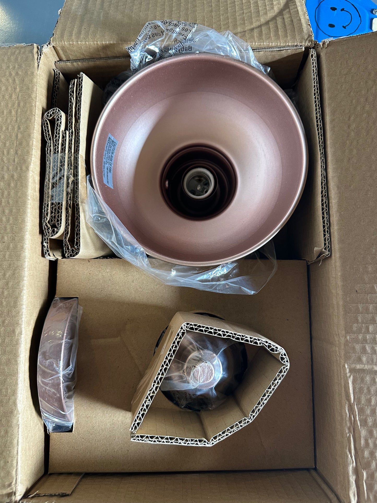 PTRWOROA 2 Pack Outdoor Wall Lights with Rose Finish and E26 Socket Base, Farmhouse Barn Lights, Exquisite Wall Sconces for Indoor and Outdoor
