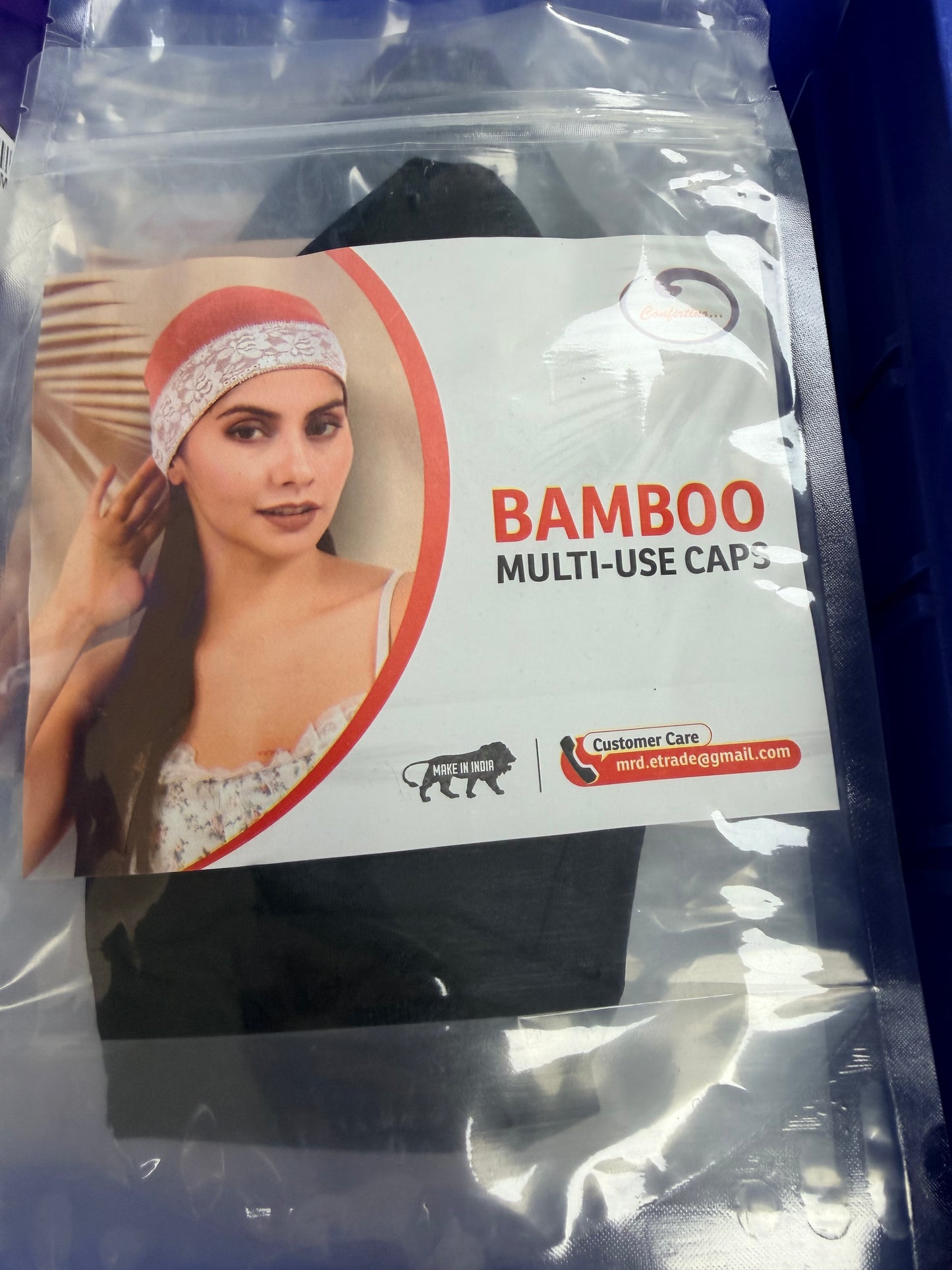 Women Silky Soft Beautiful Lace Sleep Cap for Hair Loss Unlimited Uses (Solid Black)