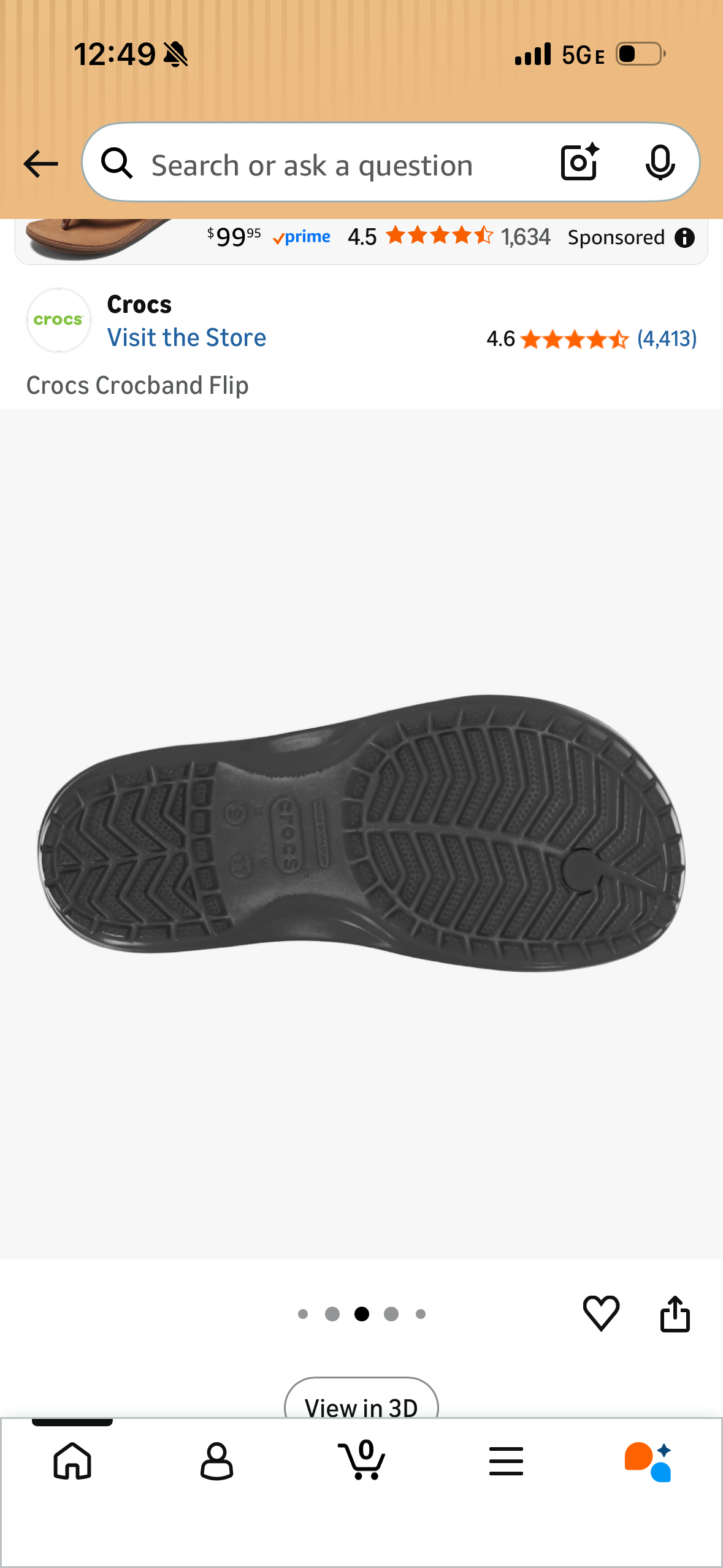 Crocs Crocband Flip (Size US 12 Men’s/14 Women’s)
