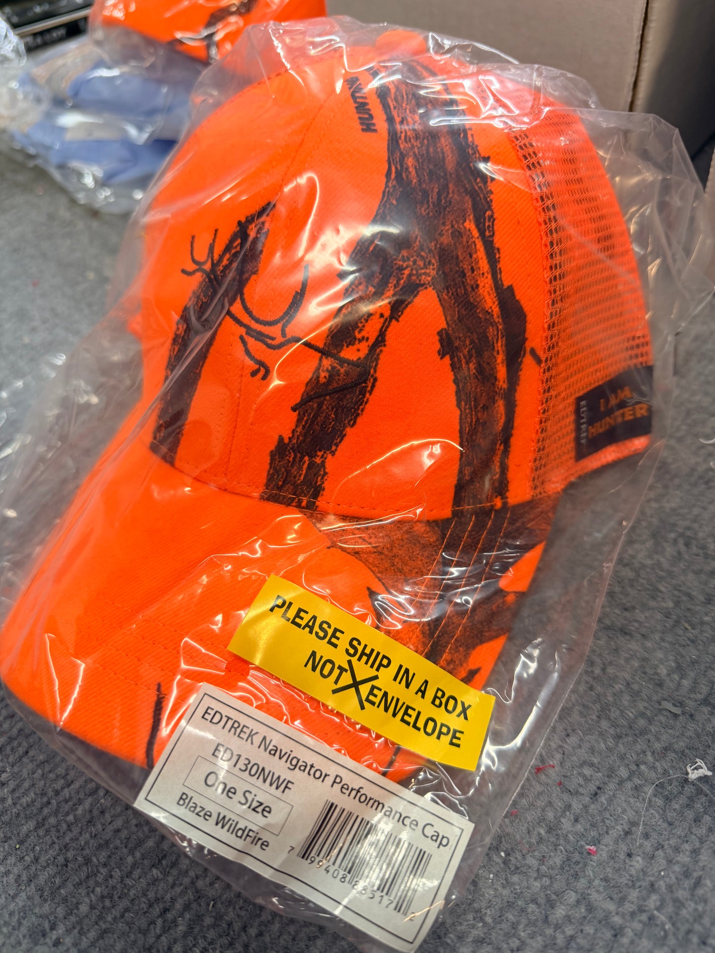 Orange Camo Hat