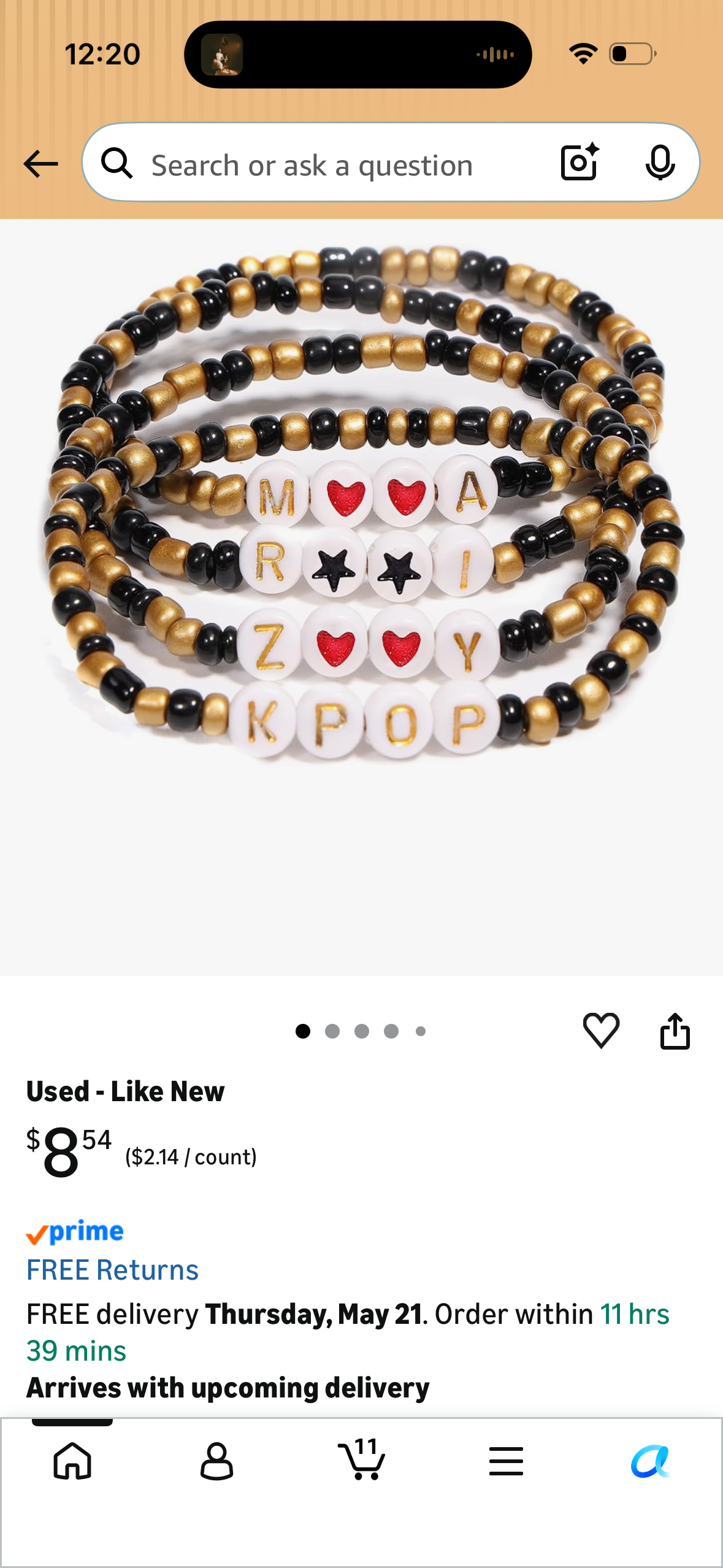 K-Pop Demon Hunters Bacelets, Huntrix Friendship Bracelets