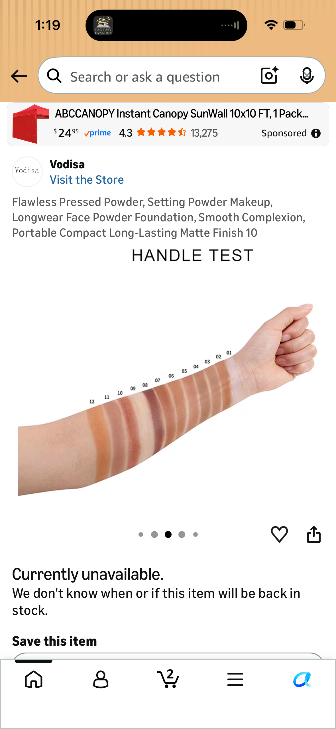 Flawless Pressed Powder, Setting Powder Makeup, Longwear Face Powder Foundation, Smooth Complexion, Portable Compact Long-Lasting Matte Finish 10