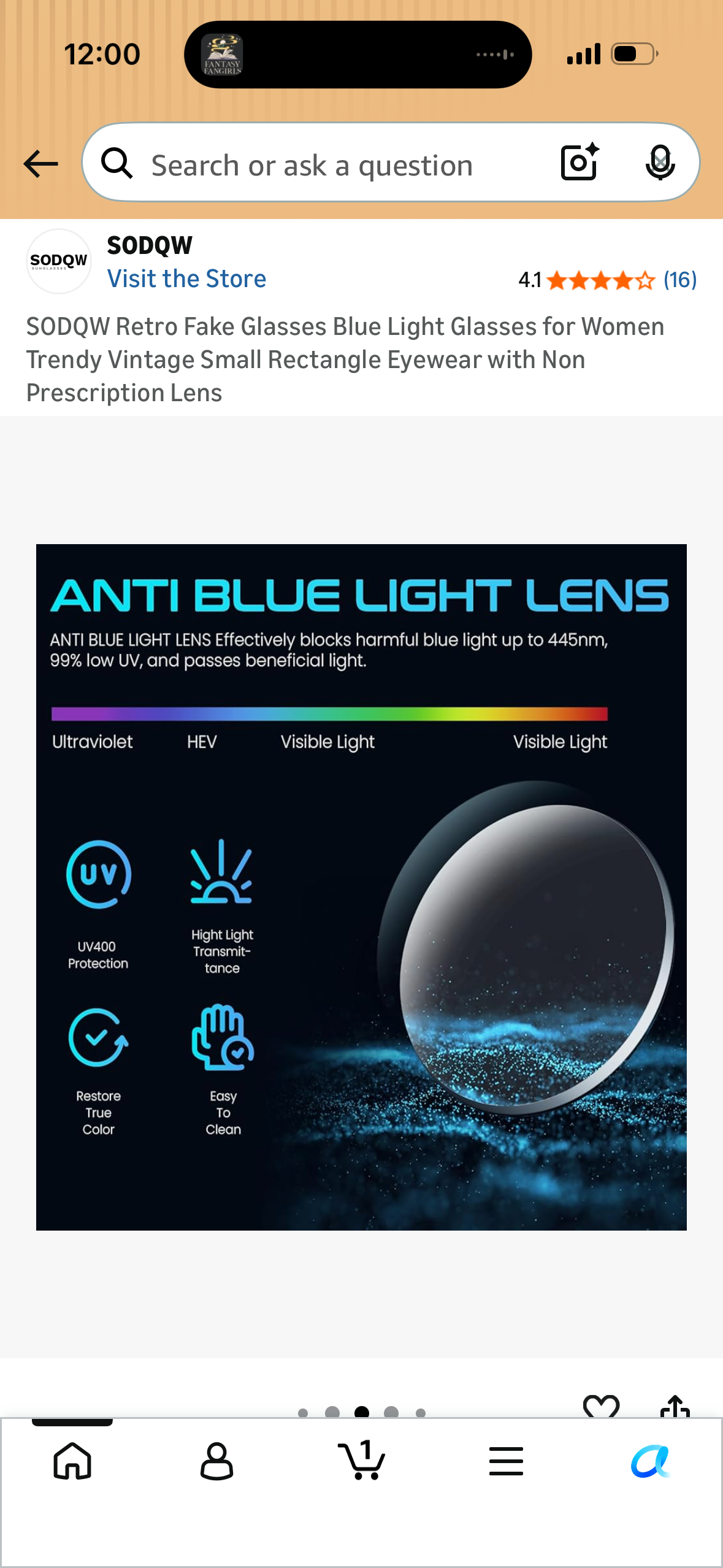 SODQW Retro Fake Glasses Blue Light Glasses for Women