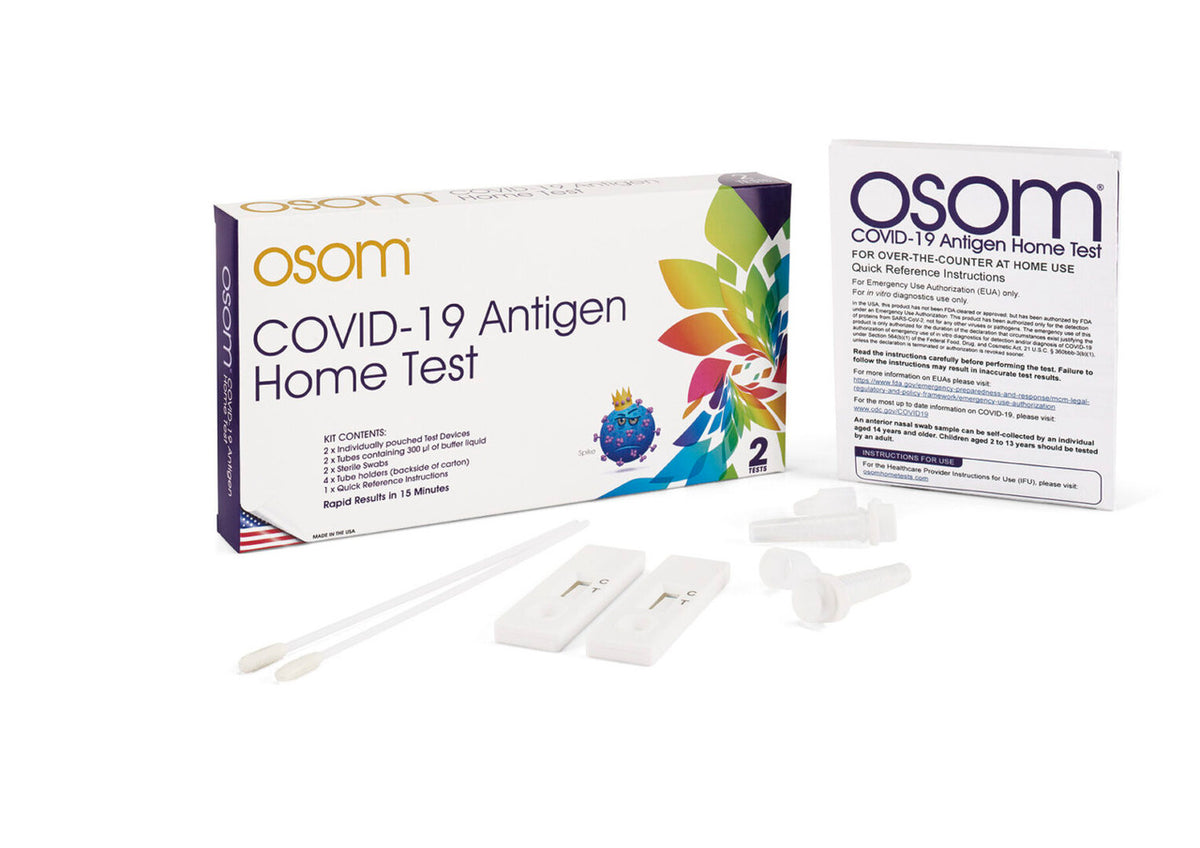 Osom Covid Home Test - Made in USA