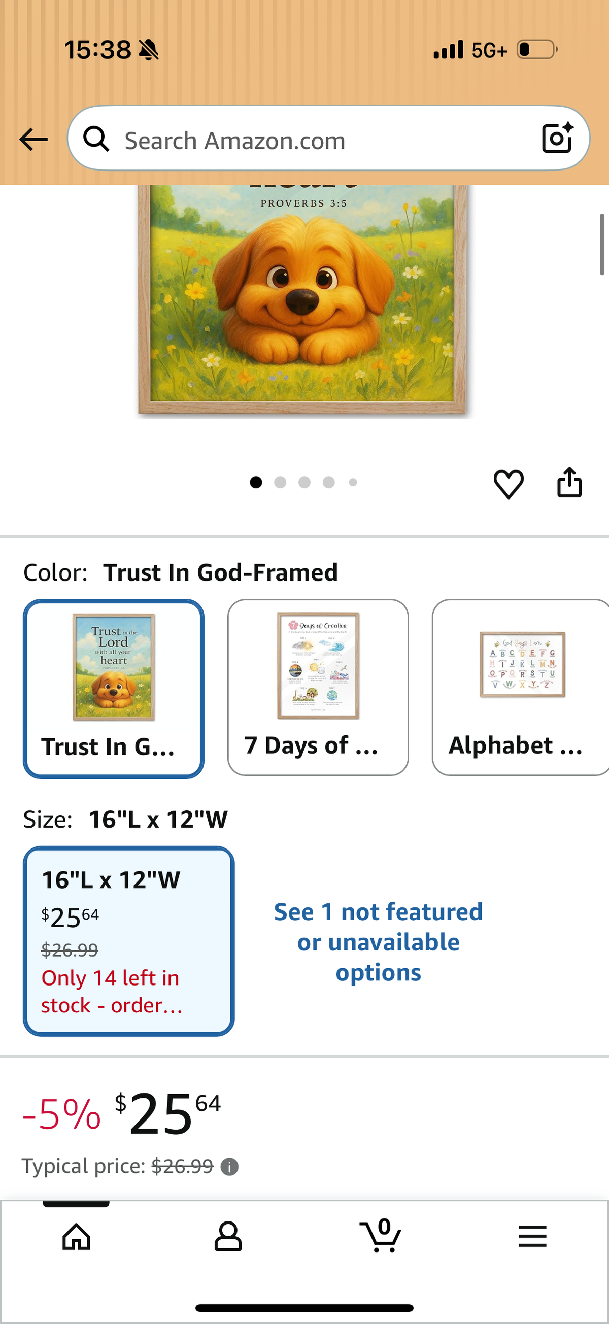 KensTro Natural OAK Wood Nursery Decor Framed Wall Art, 12x16 in Inspirational Christian Bible Verse Wall Art,Trust In the Lord with All Your Heart Proverbs 3:5 for Boys Girls Bedroom Decor Set of 1