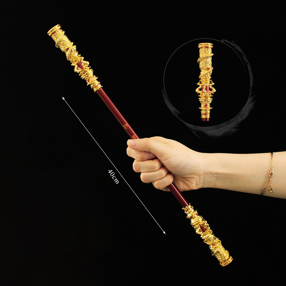 Red Myth Wukong Ruyi Jingu Bang 40cm gold plated