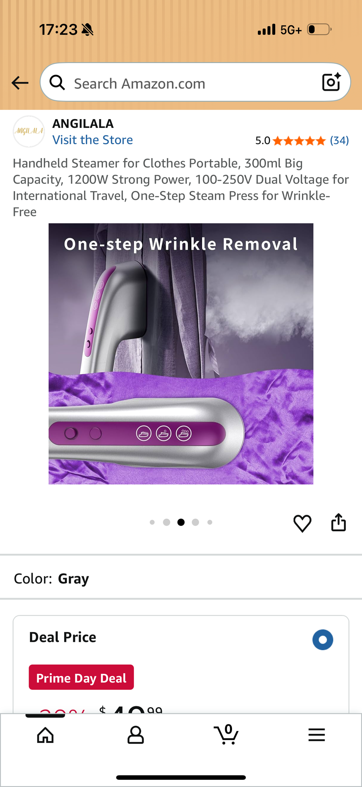 Handheld Steamer for Clothes Portable
