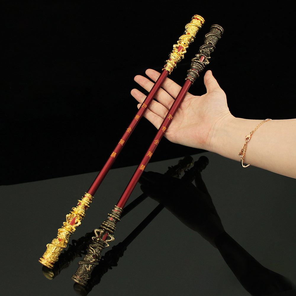 Red Myth Wukong Ruyi Jingu Bang 40cm gold plated