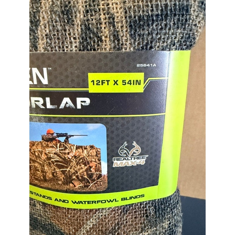 Camo Burlap Large Size 12' x 54" Heavy Duty