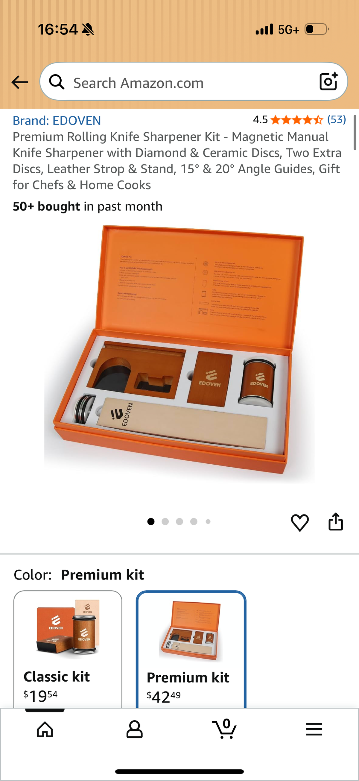 Premium Rolling Knife Sharpener Kit