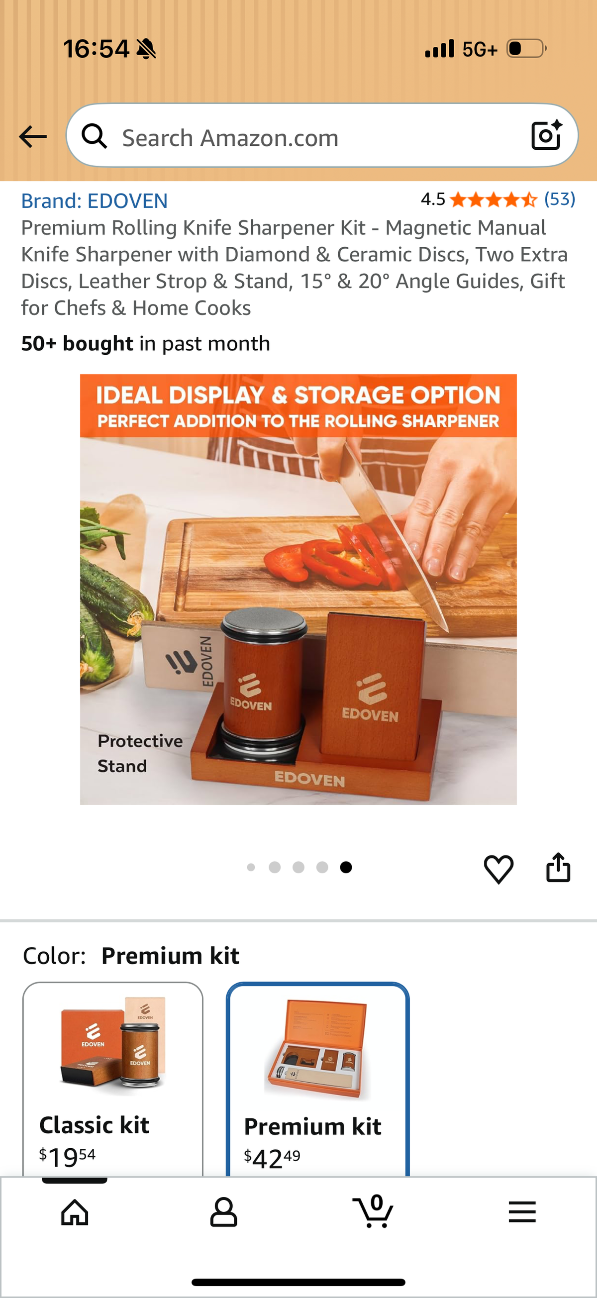 Premium Rolling Knife Sharpener Kit