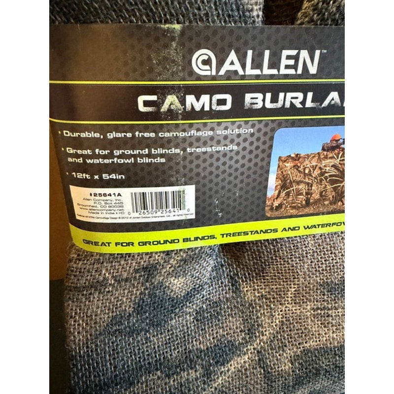 Camo Burlap Large Size 12' x 54" Heavy Duty