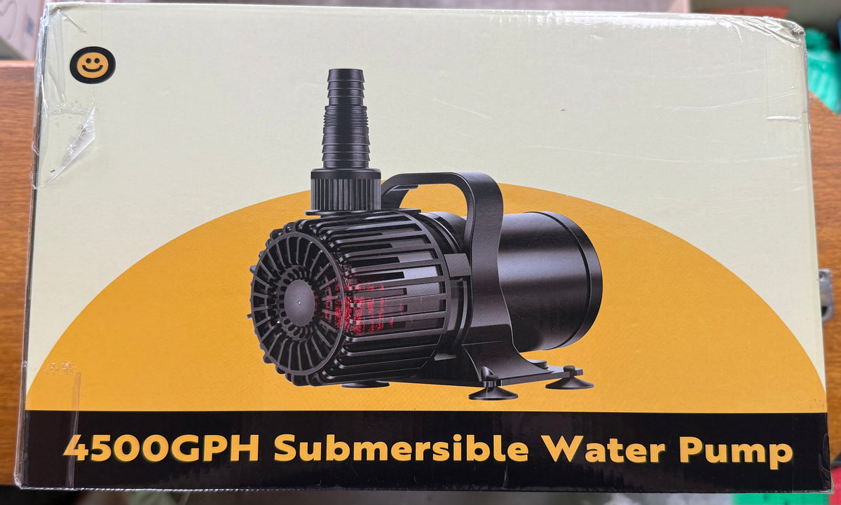VIVOHOME 220W 4500GPH Submersible Water Pump with 180° Seamless Adjustable Nozzle and Barrier Bag for Koi Pond Waterfall Fountains Fish Tank