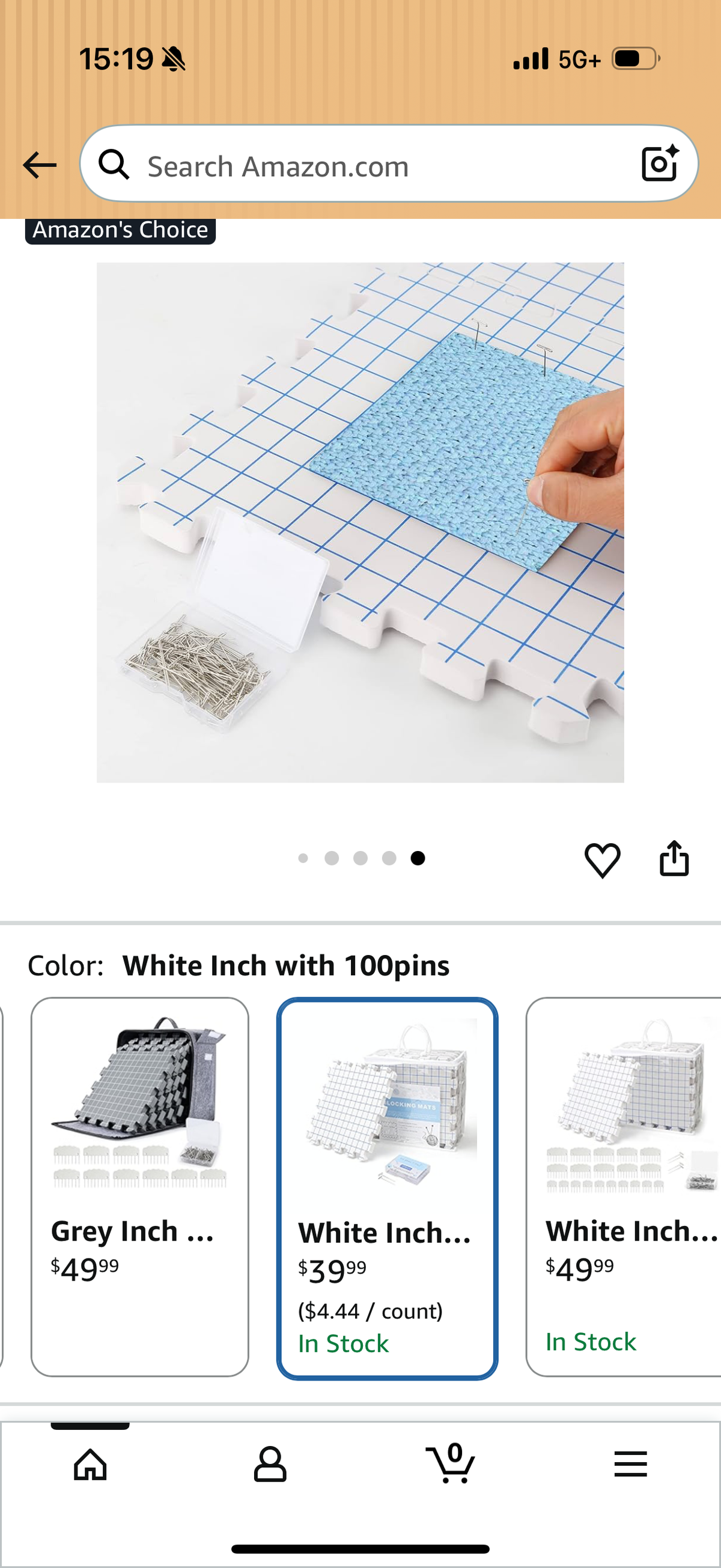 Blocking Mats for Knitting,Extra Thick Blocking Boards with Grids for Needlepoint or Crochet,9 Pack Knitting Mats with 100 T-Pins and Storage Bag