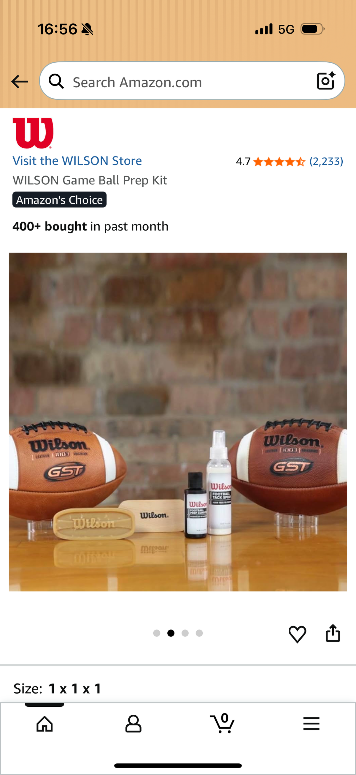 WILSON Game Ball Prep Kit
