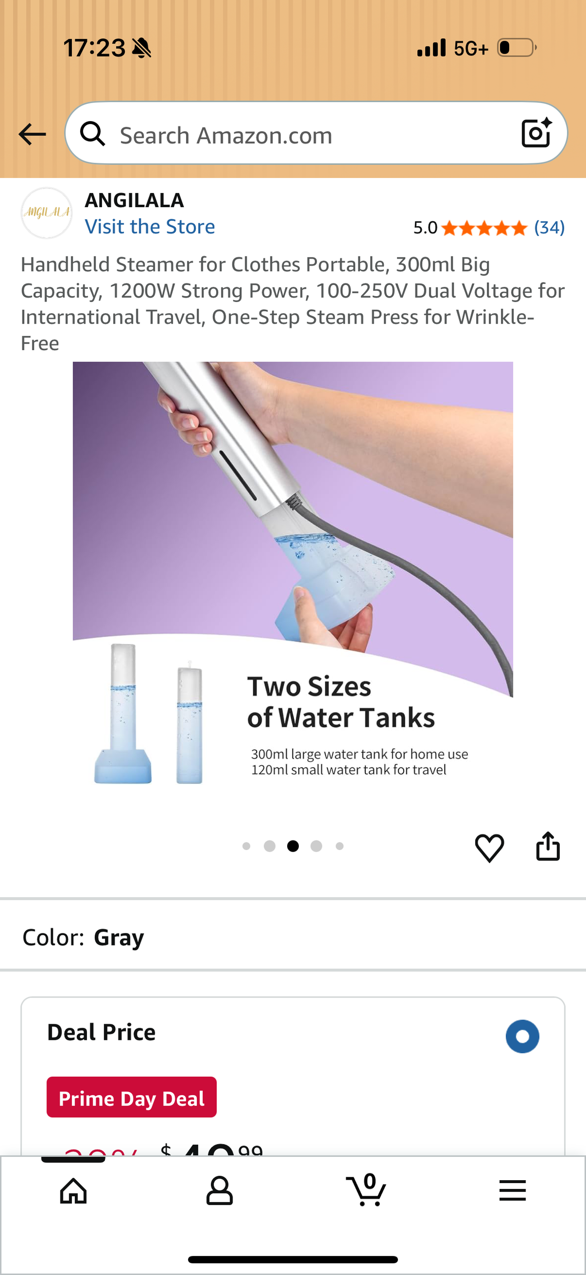 Handheld Steamer for Clothes Portable