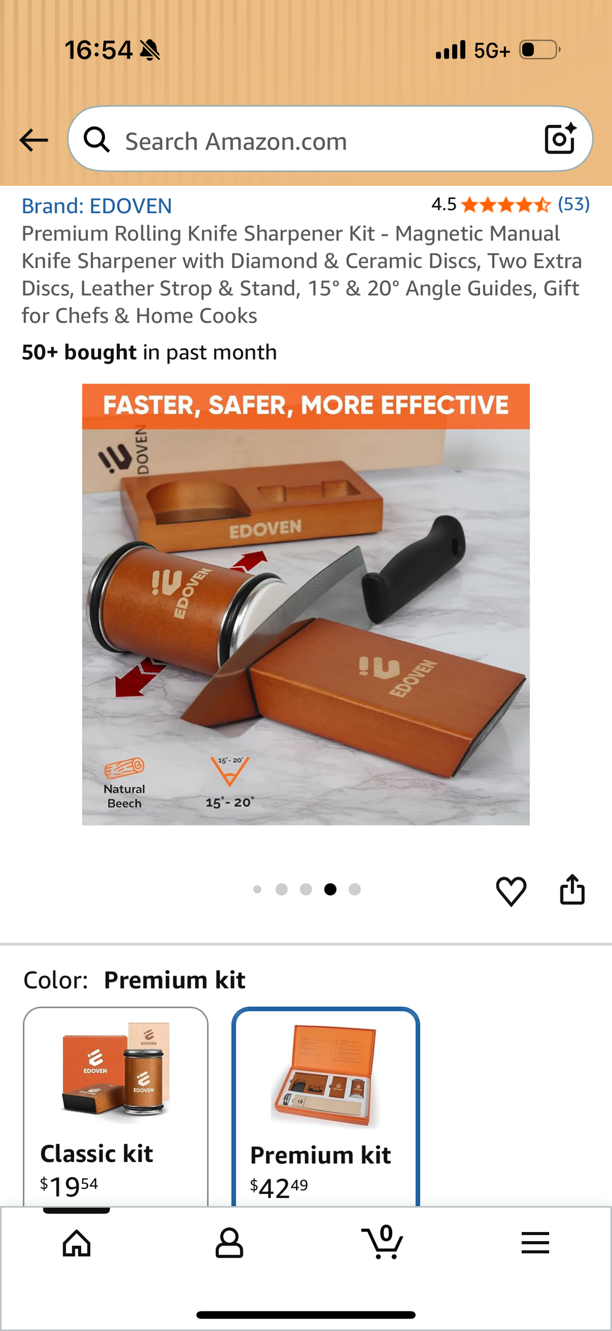 Premium Rolling Knife Sharpener Kit