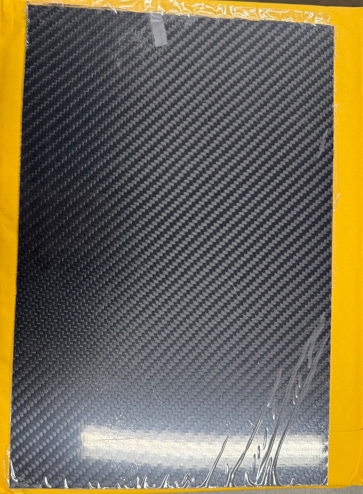 Carbon Fiber Sheet 200 X 300 X1 MM,3K Real Carbon Fiber Board Plate Carbon Plate Twill Weave Panel Sheet 1mm 100% 3K Glossy Surface Laminate Carbon Fiber Sheet