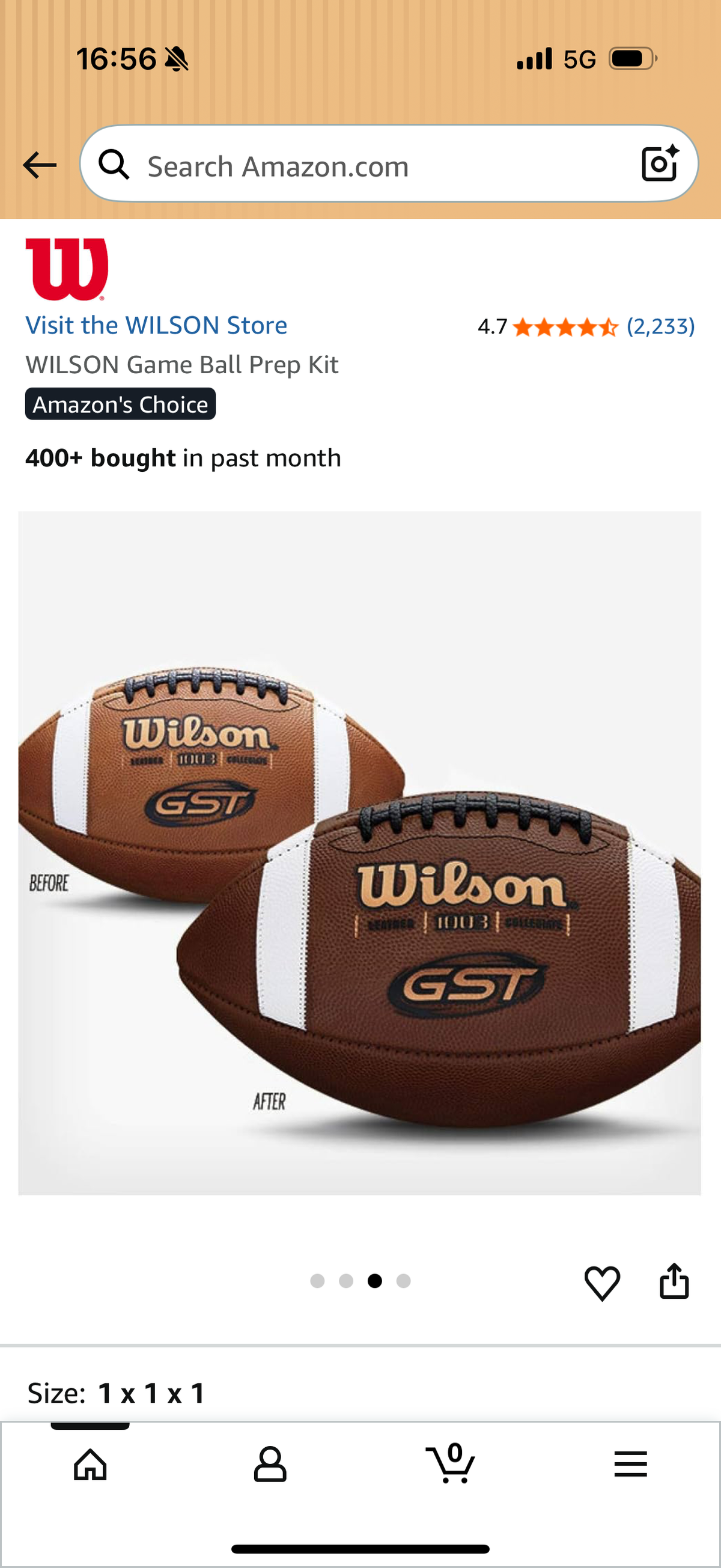 WILSON Game Ball Prep Kit