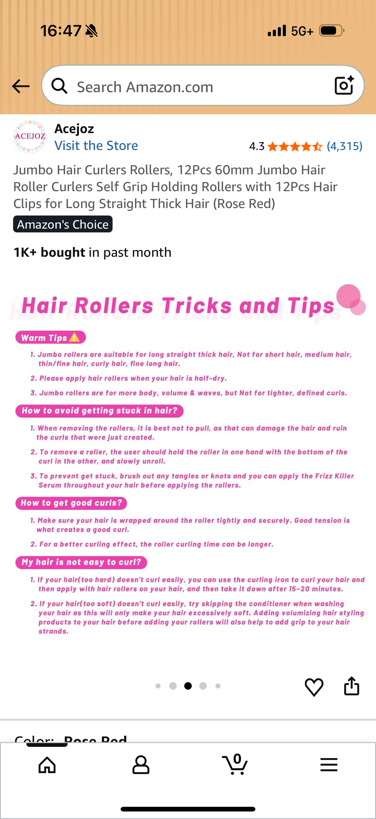 Jumbo Hair Curlers Rollers, 12Pcs 60mm Jumbo Hair Roller Curlers Self Grip Holding Rollers with 12Pcs Hair Clips for Long Straight Thick Hair