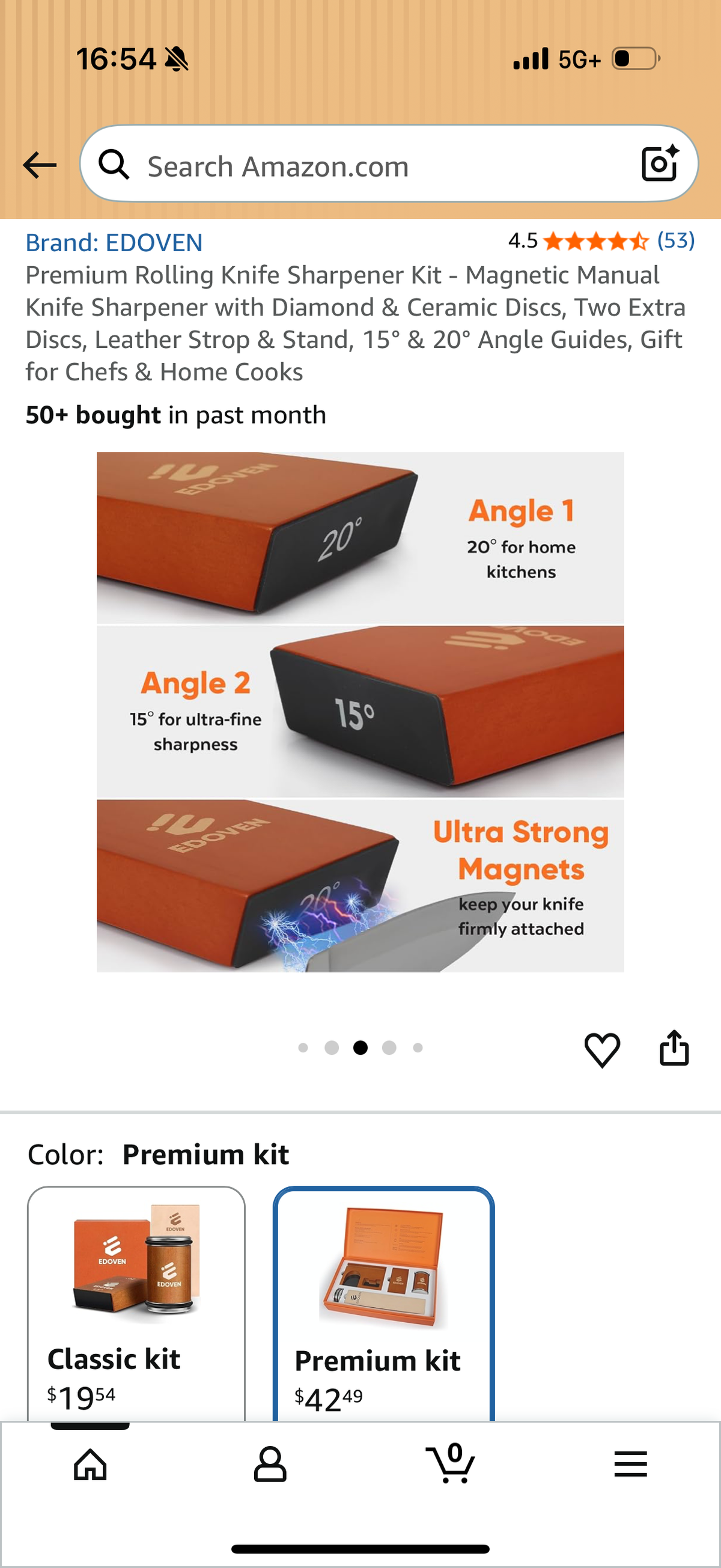 Premium Rolling Knife Sharpener Kit