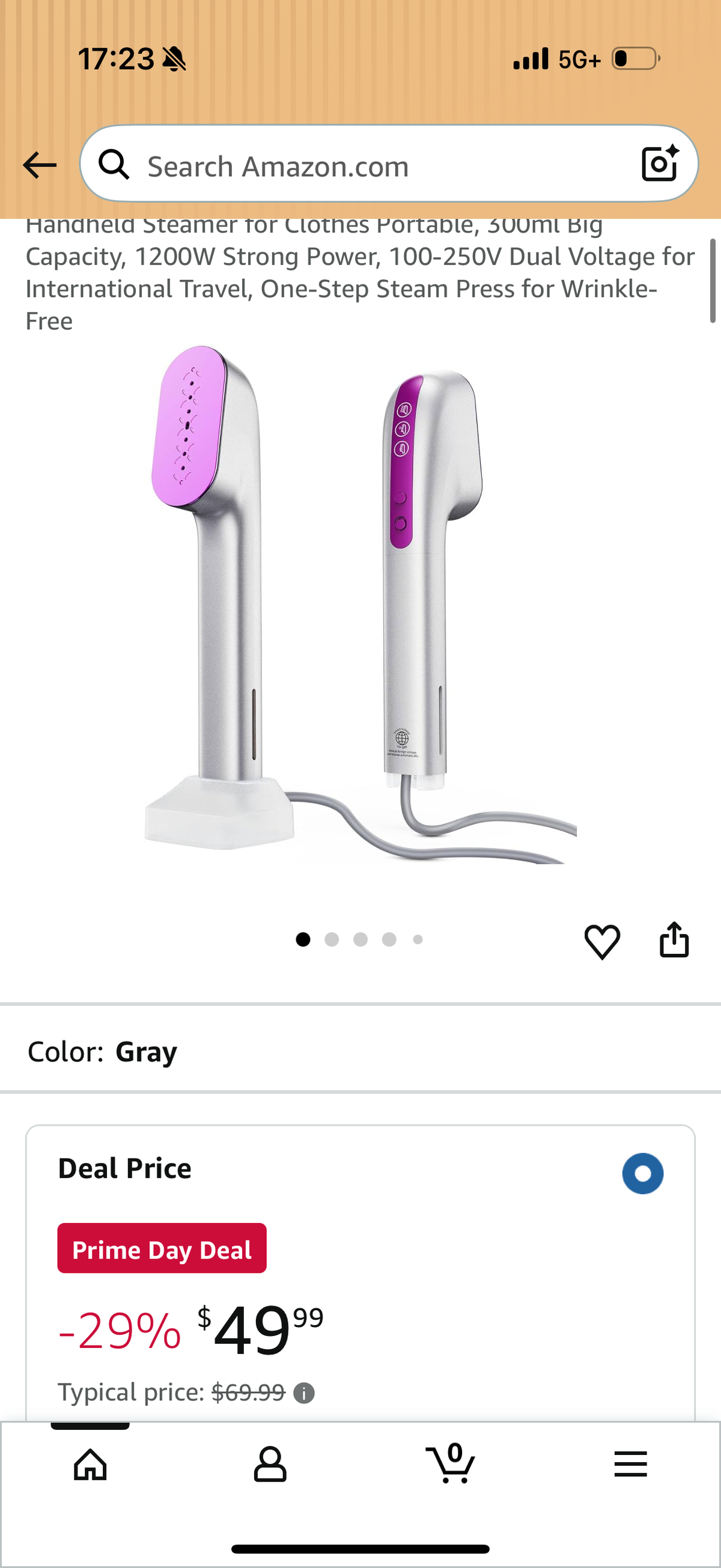 Handheld Steamer for Clothes Portable