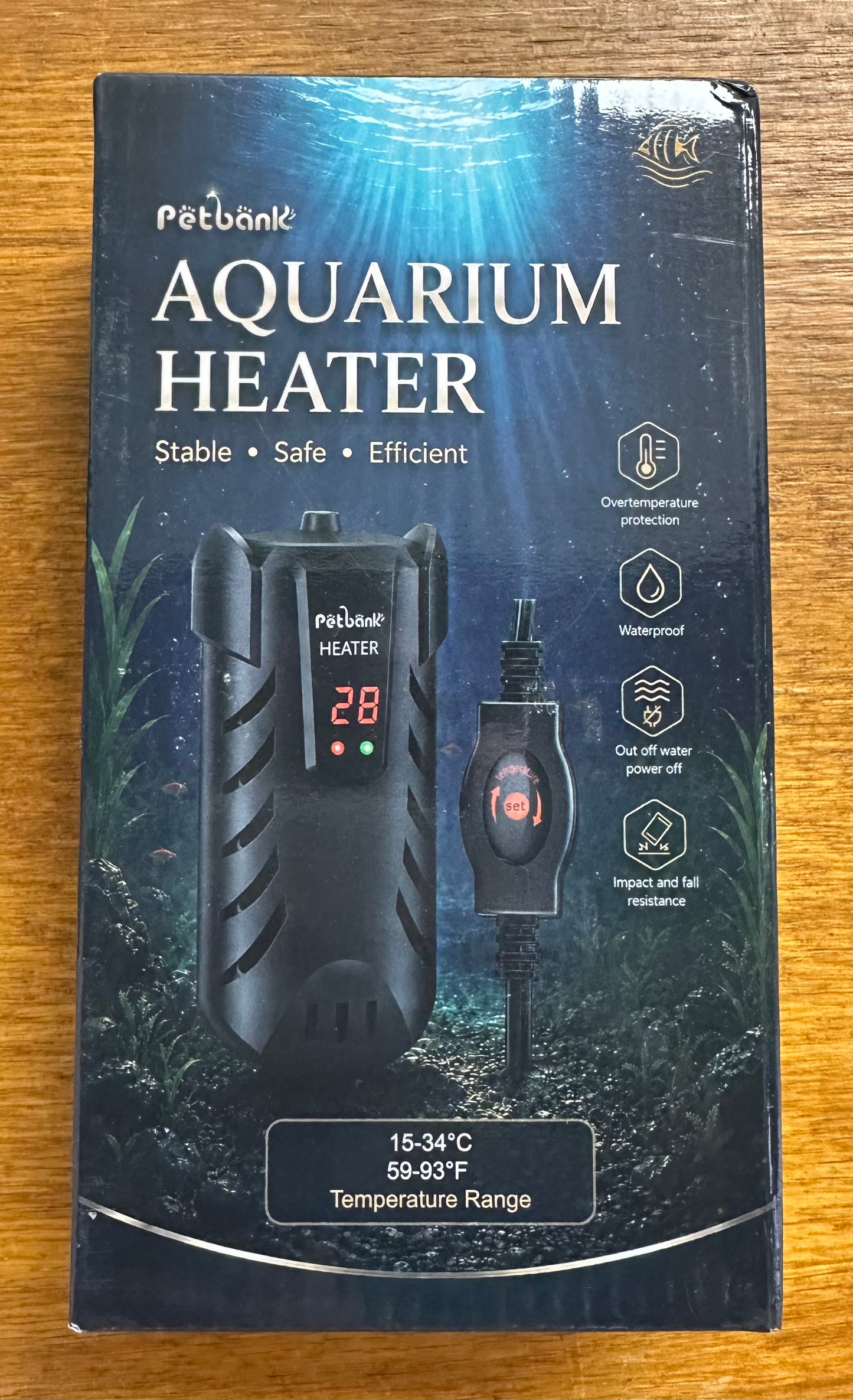 200W Aquarium Heater, Fish Tank Heater, Submersible Heater For Fish Tank