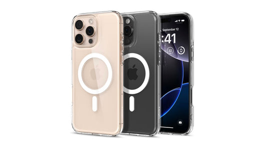 *Spigen for iPhone 16 Pro Max Case, Ultra Hybrid MagFit [Anti-Yellowing] [Compatible with Magsafe] - Clear
