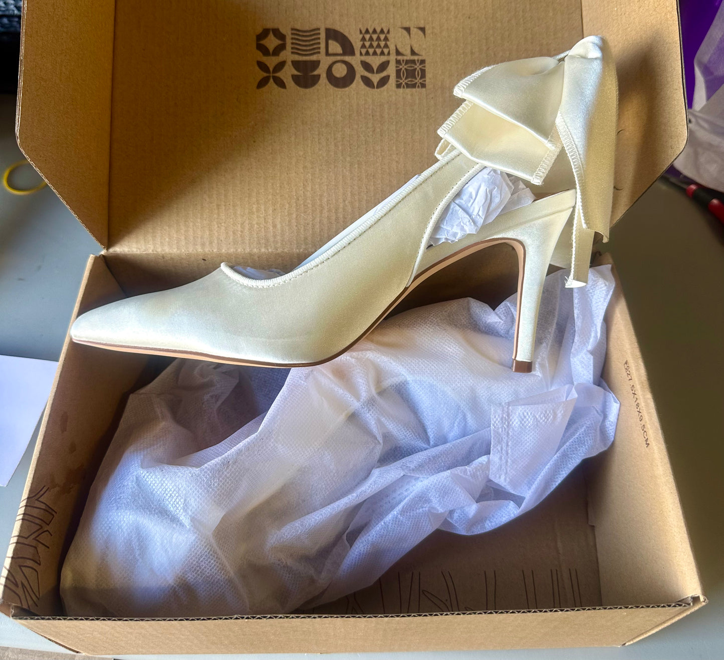 Slingback Heels, Pointed Closed Toe Stiletto Heels with Bow Tie, Formal Wear Shoes, Dress Pumps (Size 6)
