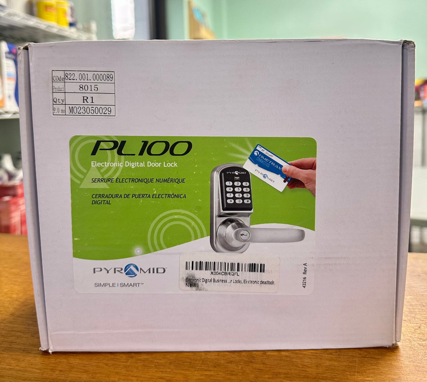Pyramid PL100 Electronic Digital Door Lock Keypad RFID Proximity Commercial