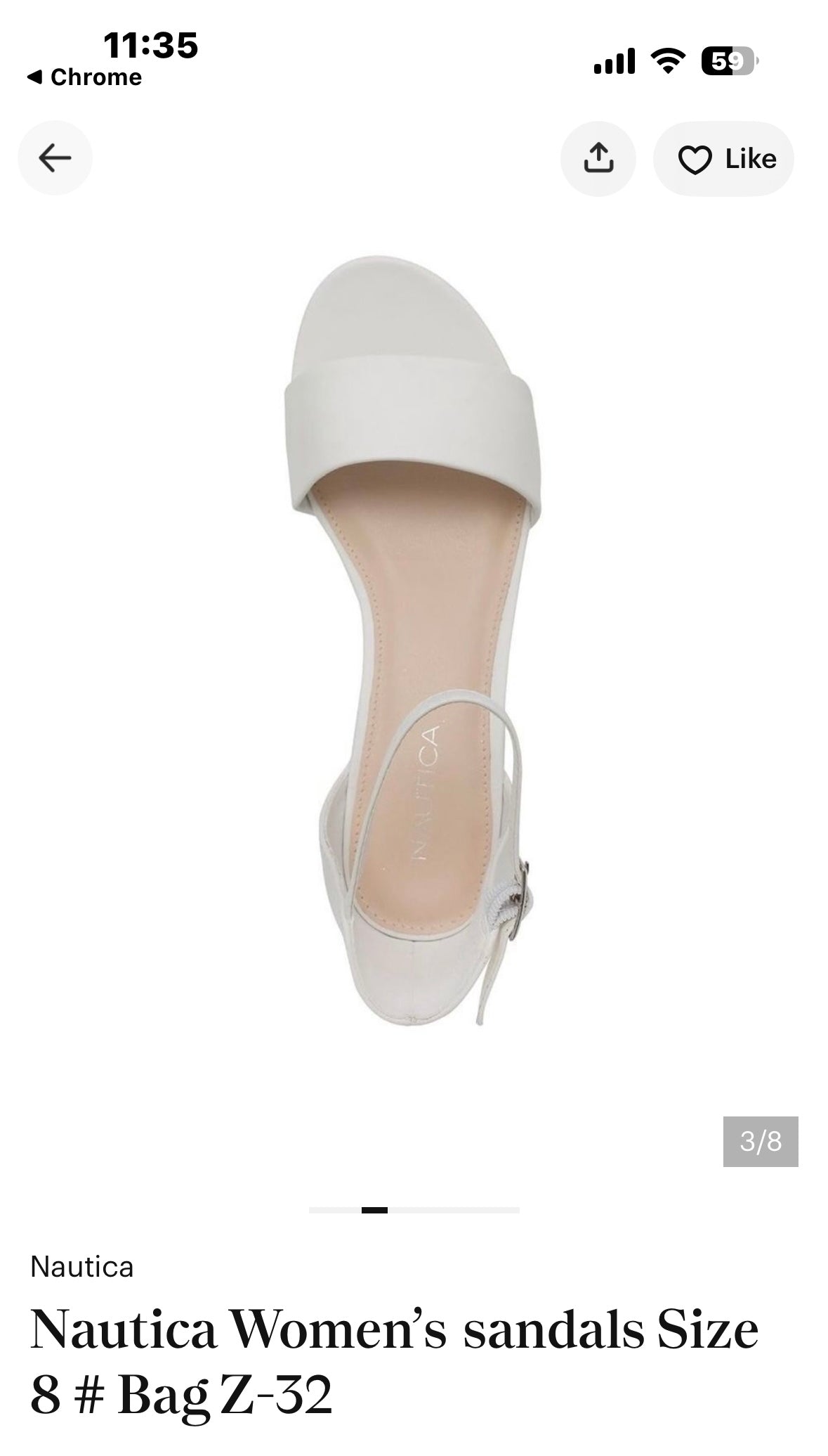 Nautica Women's Ankle Strap Pump Sandal,
Low Two Piece Block Heel Dress Shoe
Yona (Size 8.5)