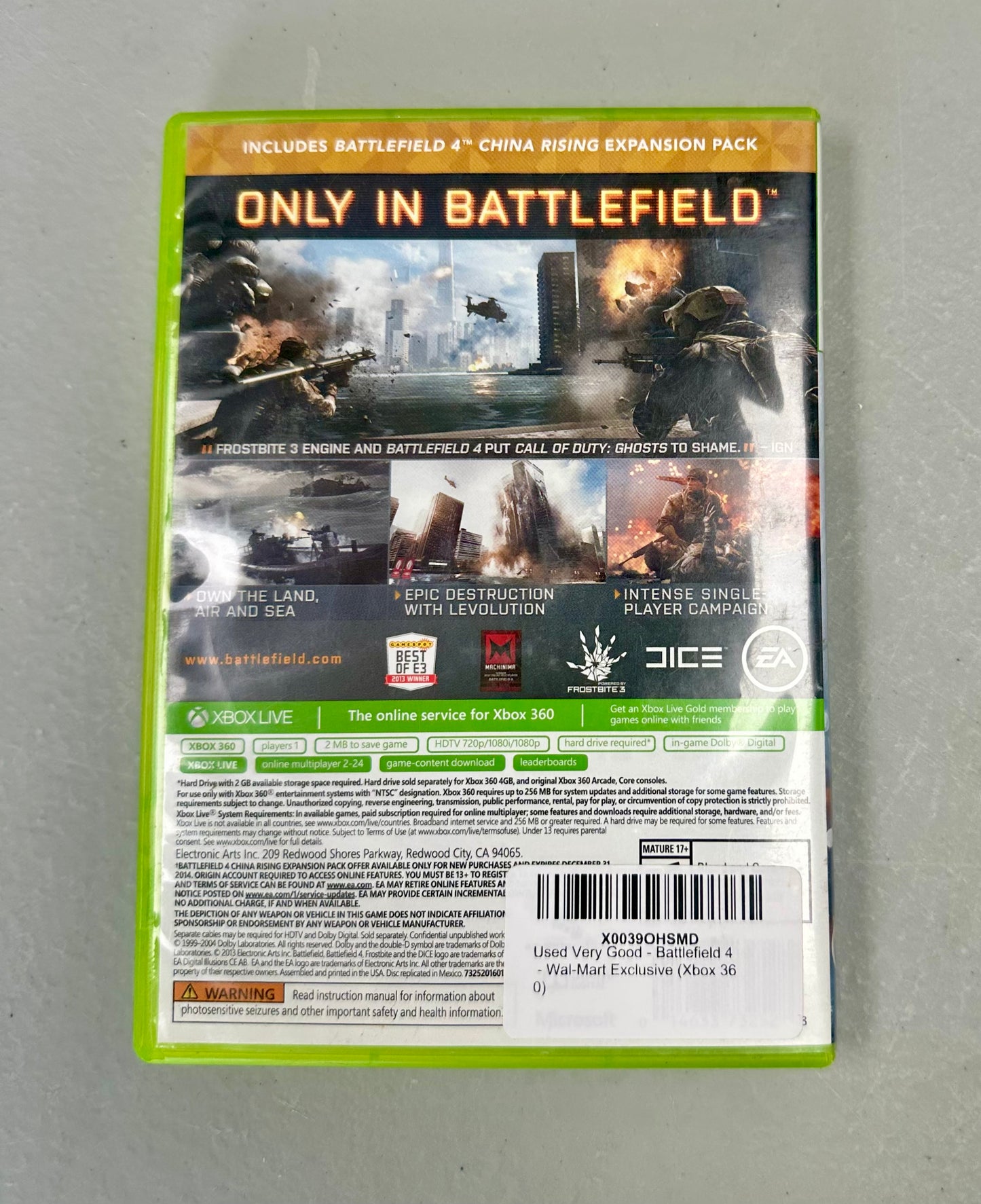 Battlefield 4 - Wal-Mart Exclusive (Xbox 360)