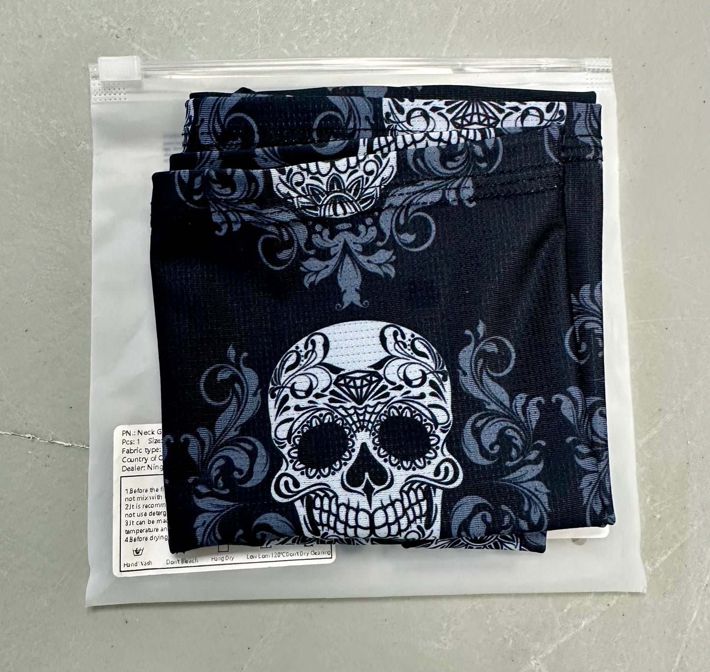 Skull Neck Gaiter Mask for Men & Women Motorcycle Riding Fishing Cycling Sports