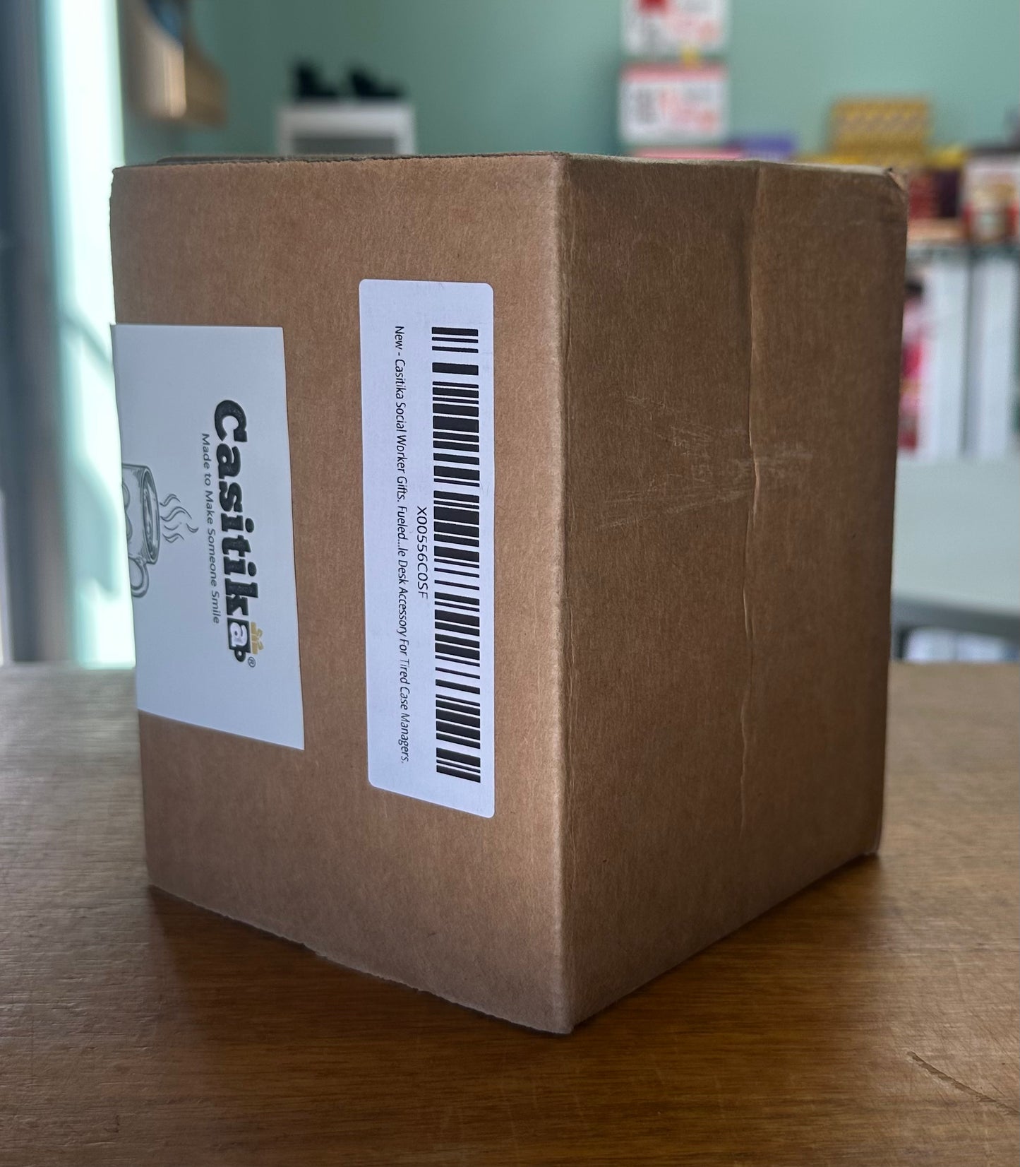 Casitika Social Worker Gifts. Fueled By Social Work And Coffee 11 oz Mug. Office Present For MSW Graduates and Relatable Desk Accessory For Tired Case Managers.