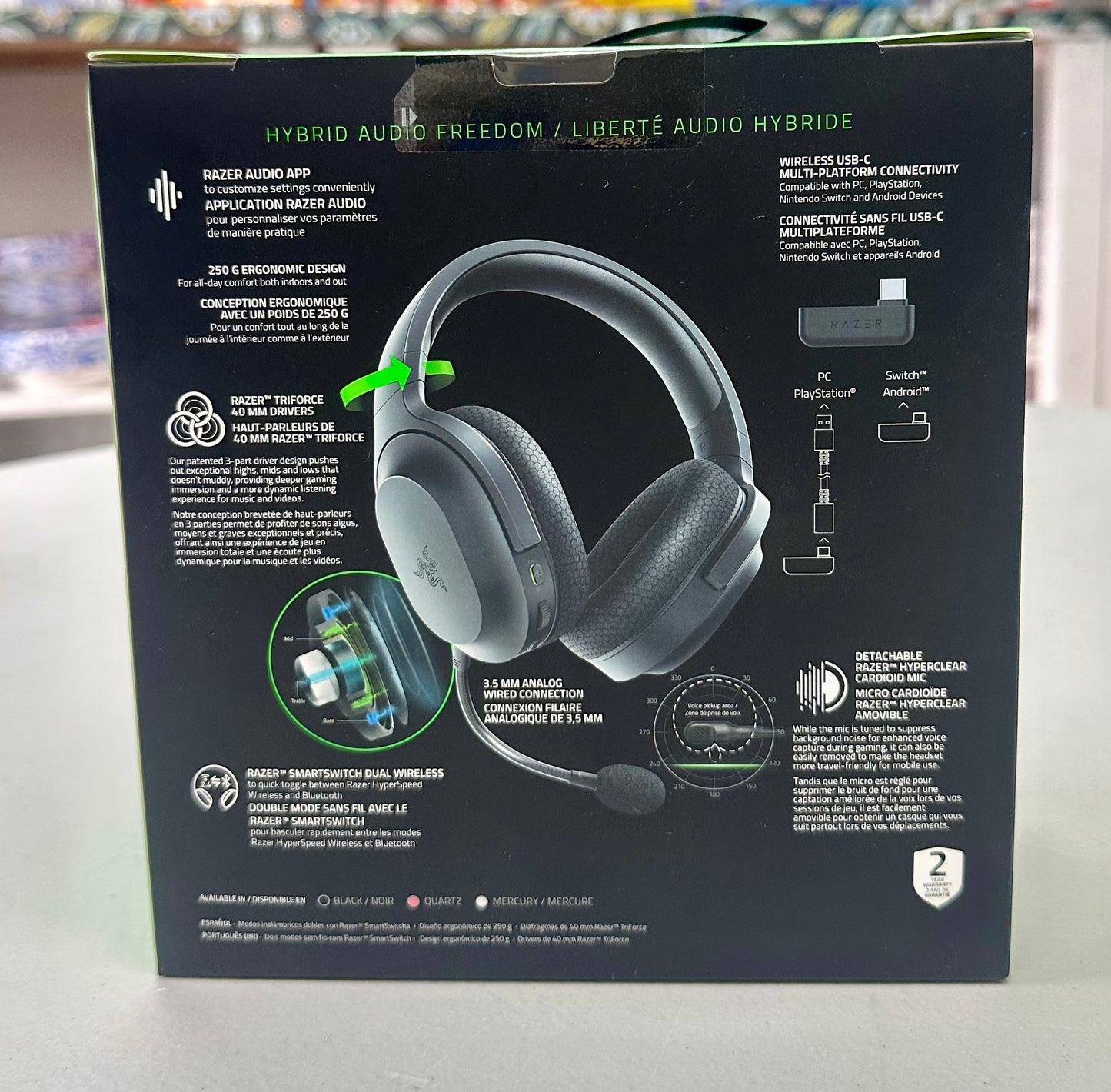Razer Barracuda X Wireless Gaming & Mobile Headset