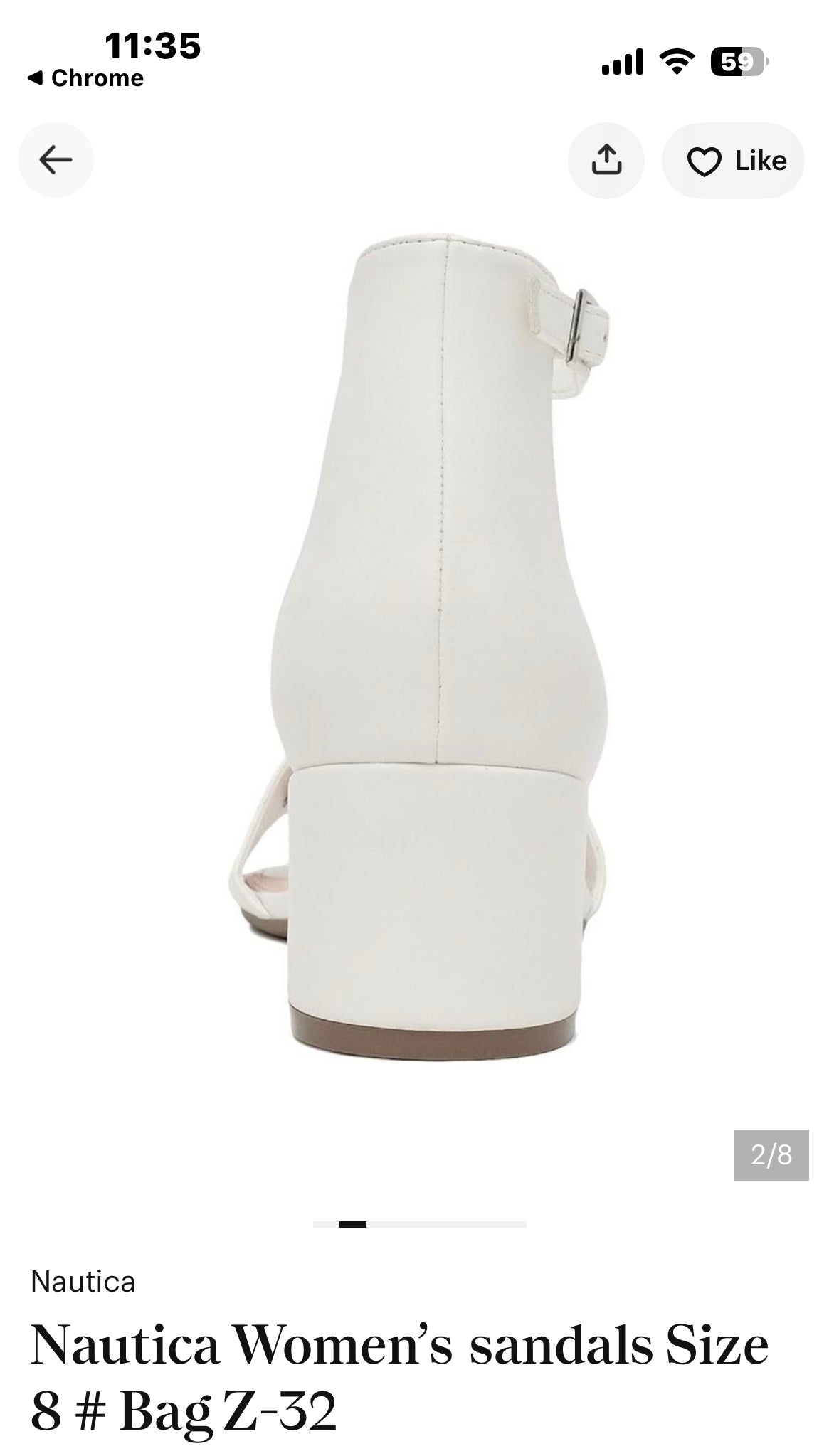 Nautica Women's Ankle Strap Pump Sandal,
Low Two Piece Block Heel Dress Shoe
Yona (Size 8.5)