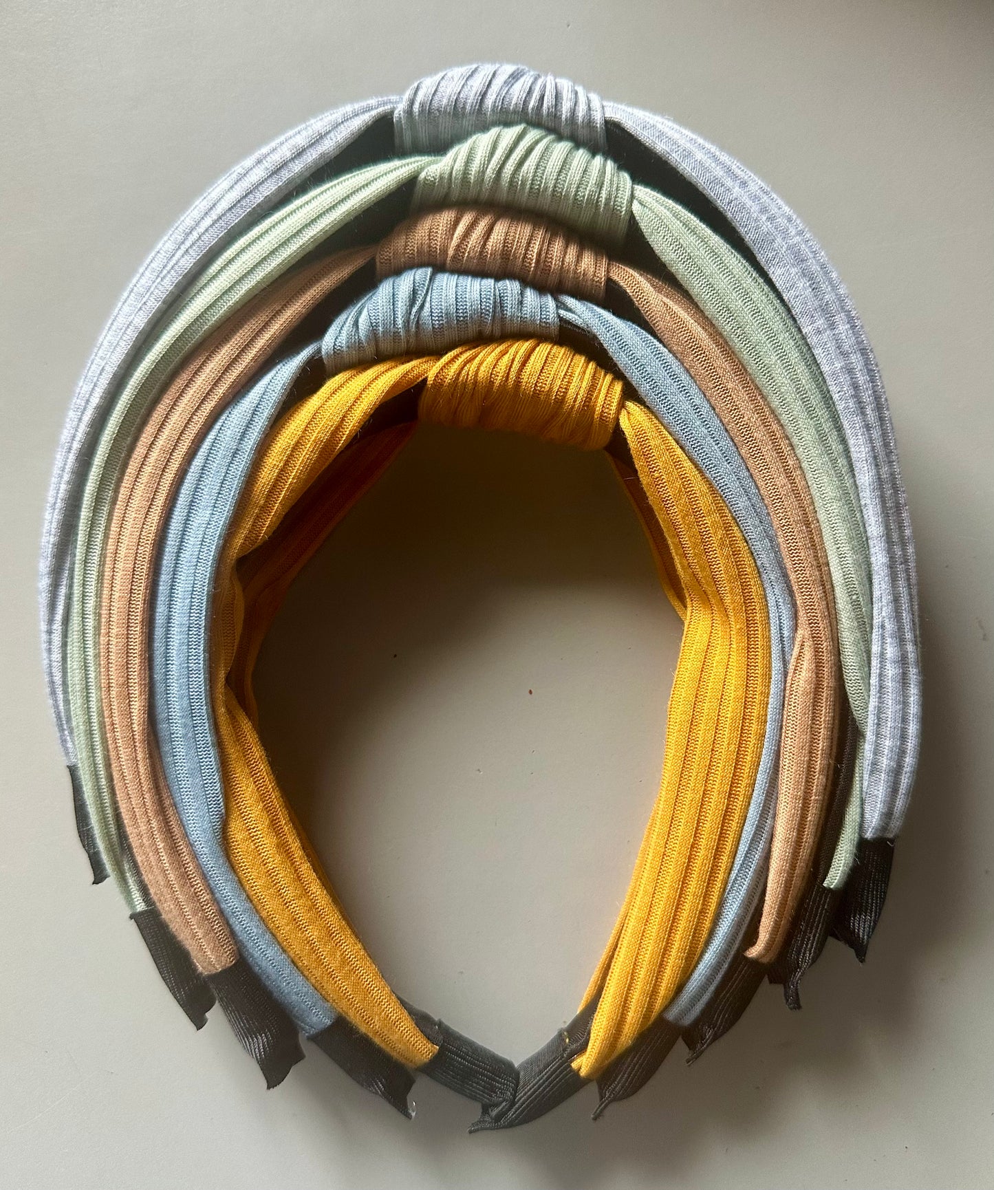 Fishinsea 10 Pack Knotted Wide Headbands for Women Cute Fashion Head Wrap in Solid Color Non-slip Hair Accessories for Daily Festival Presents