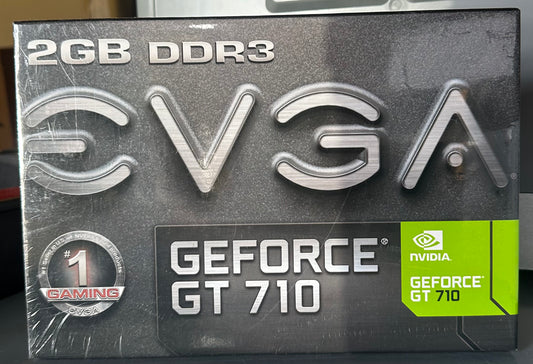 EVGA GT 710 2GB DDR3 64bit Single Slot, Dual DVI 02G-P3-2717-KR